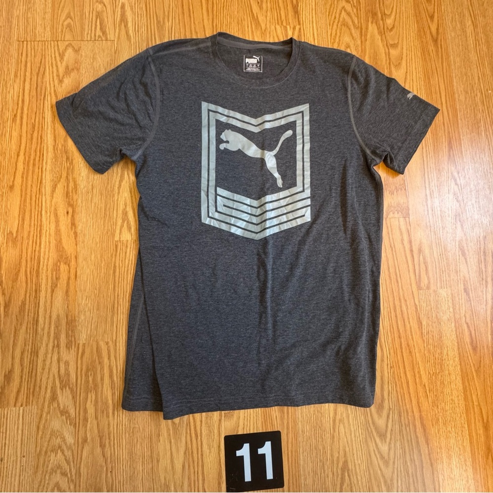 Puma Men's Gray T-Shirt L